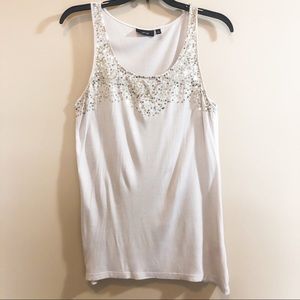 Apt 9 tank top - size large - sequined